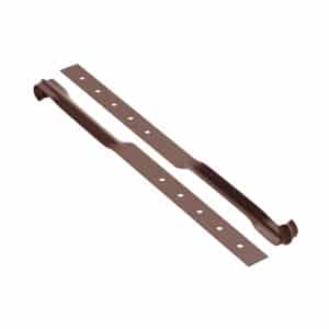 BILKA MAT Gootflens | 150mm | RAL 8017 Chocoladebruin | Tweezijdig mat gecoat