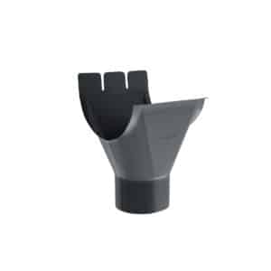 BILKA MAT Gootuitloop | 150/100mm | RAL 7024 Grafietgrijs | Tweezijdig mat gecoat