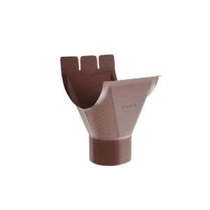 BILKA MAT Gootuitloop | 150/100mm | RAL 8017 Chocoladebruin | Tweezijdig mat gecoat