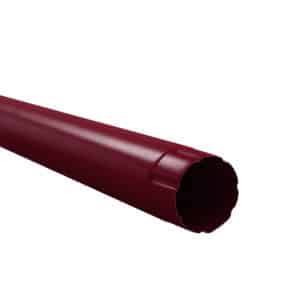 BILKA GLOSSY Regenpijp | 100mm | 3 m | RAL 3005 Wijnrood | Tweezijdig glossy gecoat