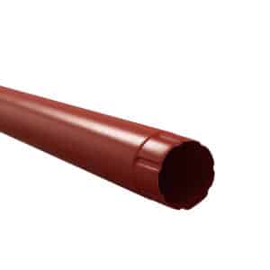 BILKA GLOSSY Regenpijp | 100mm | 3 m | RAL 3009 Roestrood| Tweezijdig glossy gecoat