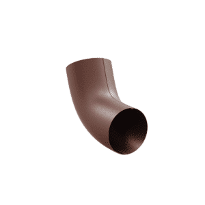 BILKA MAT Bocht 60gr | 100mm | RAL 8017 Chocoladebruin | Tweezijdig mat gecoat