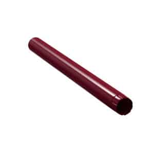 BILKA GLOSSY Verlengstuk regenpijp | 100mm | 1 m | RAL 3005 Wijnrood | Tweezijdig glossy gecoat