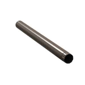 BILKA GLOSSY Verlengstuk regenpijp | 100mm | 1 m | RAL 8019 Grijsbruin | Tweezijdig glossy gecoat