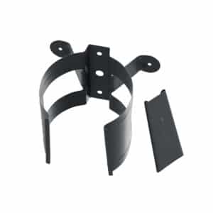 BILKA MAT Bevestiging regenpijp | 90mm | RAL 7024 Grafietgrijs | Tweezijdig mat gecoat