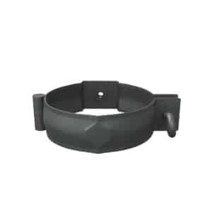 BILKA MAT Pijpklem | 100mm | RAL 7024 Grafietgrijs | Tweezijdig mat gecoat