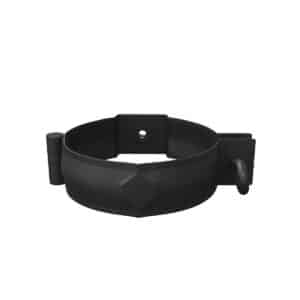 BILKA MAT Pijpklem | 100mm | RAL 9005 Matzwart | Tweezijdig mat gecoat