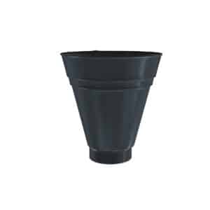 BILKA GLOSSY Opvangtrechter | 90mm | RAL 7016 Antracietgrijs | Tweezijdig glossy gecoat