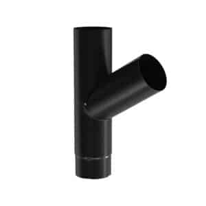BILKA GLOSSY Aftakking | 90mm | RAL 9005 Zwart | Tweezijdig glossy gecoat