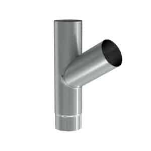 BILKA GLOSSY Aftakking | 90mm | RAL 9006 Zilverkleur | Tweezijdig glossy gecoat