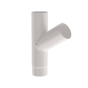 BILKA GLOSSY Aftakking | 90mm | RAL 9010 Wit | Tweezijdig glossy gecoat