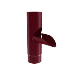 BILKA GLOSSY Aftappunt | 100mm | RAL 3005 Wijnrood | Tweezijdig glossy gecoat