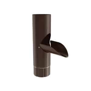 BILKA GLOSSY Aftappunt | 100mm | RAL 8017 Chocoladebruin | Tweezijdig glossy gecoat