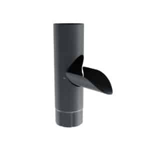 BILKA MAT Aftappunt | 90mm | RAL 7024 Grafietgrijs | Tweezijdig mat gecoat