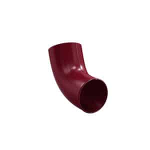 BILKA GLOSSY Regenpijp uitloop | 100mm | RAL 3005 Wijnrood | Tweezijdig glossy gecoat