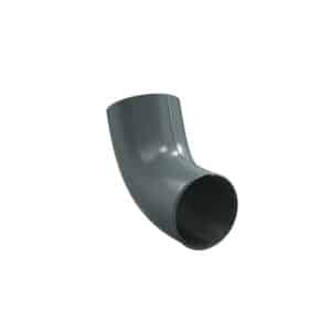 BILKA GLOSSY Regenpijp uitloop | 100mm | RAL 7011 Grijs | Tweezijdig glossy gecoat
