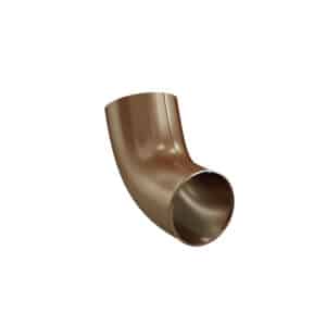 BILKA GLOSSY Regenpijp uitloop | 100mm | RAL 8003 Kleibruin | Tweezijdig glossy gecoat