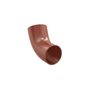 BILKA GLOSSY Regenpijp uitloop | 100mm | RAL 8004 Koperbruin | Tweezijdig glossy gecoat