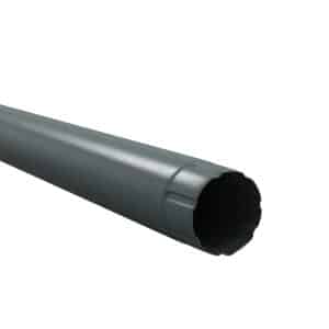 BILKA GLOSSY Regenpijp | 100mm | 3 m | RAL 7011 Grijs | Tweezijdig glossy gecoat