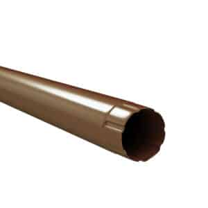 BILKA GLOSSY Regenpijp | 100mm | 3 m | RAL 8003 Kleibruin | Tweezijdig glossy gecoat