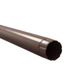 BILKA GLOSSY Regenpijp | 100mm | 3 m | RAL 8017 Chocoladebruin | Tweezijdig glossy gecoat