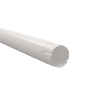 BILKA GLOSSY Regenpijp | 90mm | 3 m | RAL 9010 Wit | Tweezijdig glossy gecoat