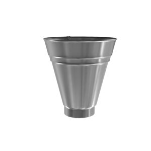 BILKA MAGNELIS Opvangtrechter | 90mm | Ongecoat - thermisch verzinkt staal