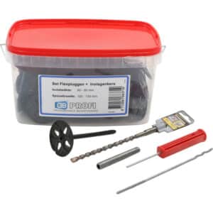 Flexplug + anker complete set iso 80/100mm 8x140mm