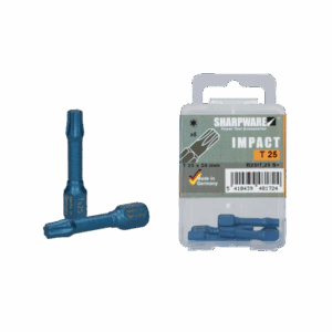SHARPWARE IMPACT bit T-20 25mm 5st per blister
